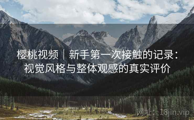 樱桃视频｜新手第一次接触的记录：视觉风格与整体观感的真实评价
