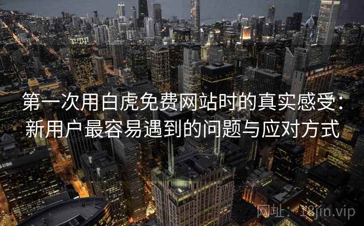 第一次用白虎免费网站时的真实感受:新用户最容易遇到的问题与应对方式 第一次用白虎免费网站时的真实感受:新用户最容易遇到的问题与应对方式