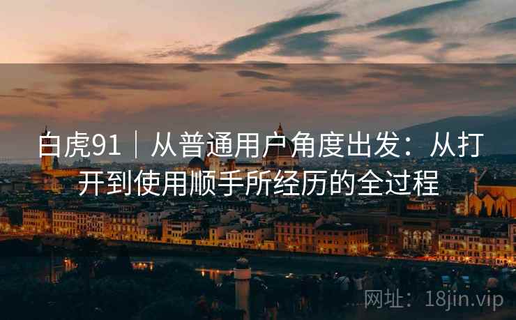 白虎91|从普通用户角度出发:从打开到使用顺手所经历的全过程 白虎91|从普通用户角度出发:从打开到使用顺手所经历的全过程