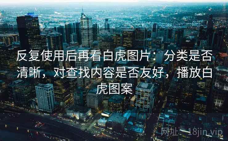 反复使用后再看白虎图片：分类是否清晰，对查找内容是否友好，播放白虎图案