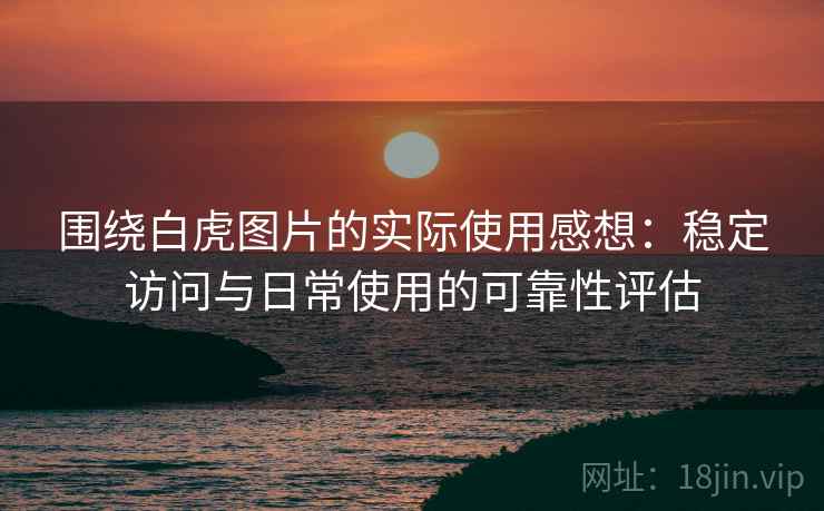 围绕白虎图片的实际使用感想：稳定访问与日常使用的可靠性评估